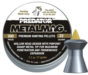 Diabolky Predator Metalmag 5.5 mm JSB® / 200 ks (Farba: Viacfarebná)