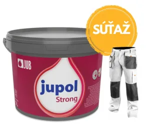 JUPOL STRONG - Umývateľná farba na zaťažované povrchy biela 5 L