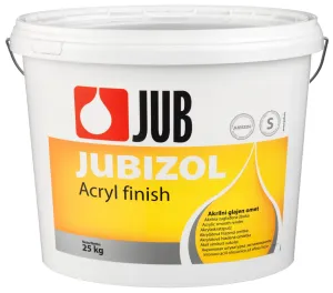 JUBIZOL Acryl finish S - akrylátová dekoratívna hladená omietka 25 kg zr. 1,5mm - biely