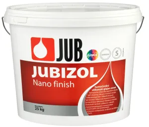 JUBIZOL Nano finish S - samočistiaca silikónová hladená omietka 25 kg zr. 2mm - biely