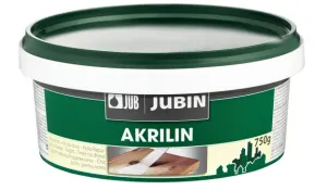 JUBIN AKRILIN - Tmel na drevo 10 - biela 0,15 kg