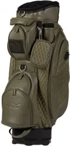 Jucad Style Dark Green/Leather Optic Cart Bag