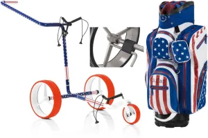Jucad Carbon 3-Wheel Deluxe SET USA Manuálny golfový vozík