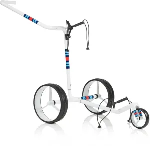 Jucad Carbon 3-Wheel White Manuálny golfový vozík