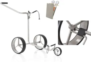 Jucad Titan 3-Wheel Deluxe SET Silver Manuálny golfový vozík