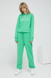 Tepláky Juicy Couture zelená farba, jednofarebné #8979042