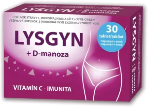 LYSGYN + D-manóza tablety rozpustné v ústach 1x30 ks