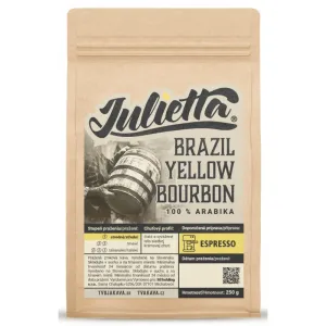 Julietta Brazil Yellow Bourbon čerstvo pražená zrnková káva 250 g