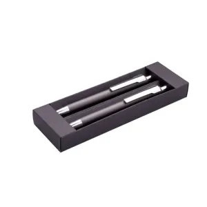 JUNIOR - Sada kov mechanická ceruzka + guľôčkové pero, AMPIO,šedá