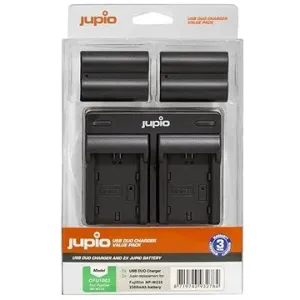 Jupio súprava 2× batérie Jupio NP-W235 – 2 300 mAh s duálnou nabíjačkou na Fuj i