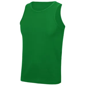 Just Cool Pánske športové tielko Cool - Stredne zelená | XL