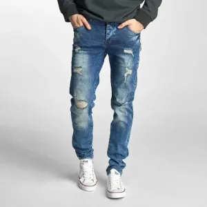 Just Rhyse Destroyed Straight Fit Jeans blue - Size:33