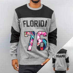 Just Rhyse Florida Sweatshirt Dark Grey - Size:M