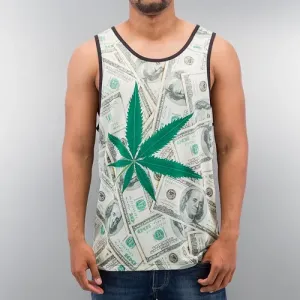 Just Rhyse Weed And Money Tank Top Colored - Size:XL
