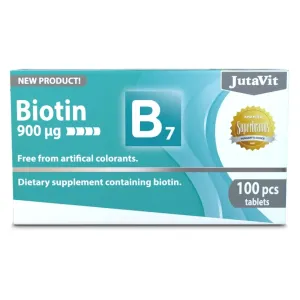 JUTAVIT Biotín 900 µg vitamín B7 100 tabliet