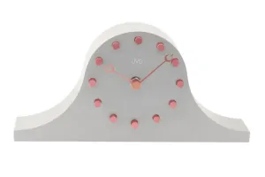 Drevené stolové hodiny napoleónky JVD HC202.3, sivá 28cm #8133340