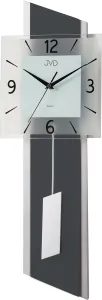 Drevené kyvadlové hodiny JVD NS19052.2 s plynulým chodom, 65 cm