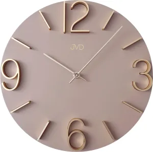 JVD Nástěnné hodiny s tichým chodem HC37 Pink