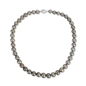 JwL Luxury Pearls Luxusné náhrdelník s pravými čiernymi tahitským perlami JL0704 s 10-ročnou zárukou