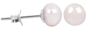 JwL Luxury Pearls Náušnice s pravou ružovou perlou JL0289