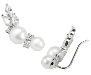 Strieborné náušnice JwL Luxury Pearls