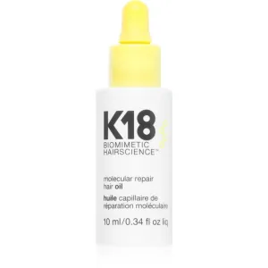 K18 Molecular Repair Hair Oil vyživujúci suchý olej pre poškodené a krehké vlasy 10 ml