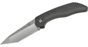 Zatvárací nôž Jarosz Tanto KA-BAR® – Strieborná čepeľ - Satin, Čierna (Farba: Čierna, Varianta: Strieborná čepeľ - Satin) #5809574