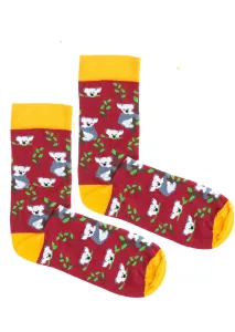 Kabak Unisex's Socks Patterned Koala #4291535