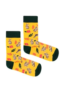 Kabak Unisex's Socks Patterned Rabbit #4290674