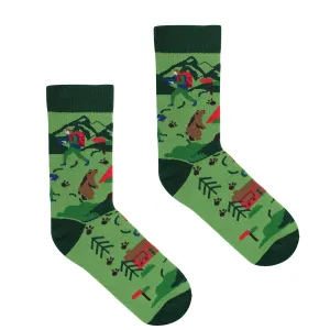 Kabak Unisex's Socks Patterned Trip To The Forest #2815695