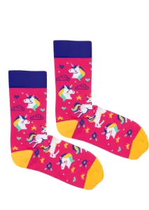 Kabak Unisex's Socks Patterned Unicorn #4290679