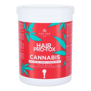 Kallos Hair Pro-Tox Cannabis Hair Mask posilňujúca maska pre hebkosť a lesk vlasov 1000 ml