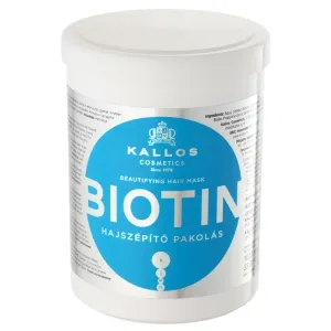 Kallos Biotin Beautifying Hair Mask posilňujúca maska pre oslabané vlasy 1000 ml