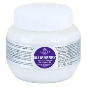 Kallos Cosmetics Blueberry 275 ml maska na vlasy pre ženy na poškodené vlasy; na šedivé vlasy