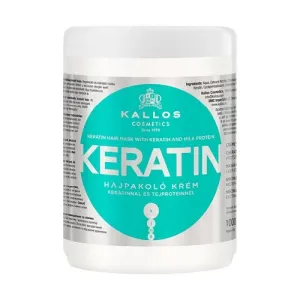 Kallos Regeneračná maska na vlasy s keratínom a mliečnymi proteínmi (Keratin Hair Mask) 1000 ml