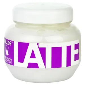 Kallos Latte Hair Mask posilňujúca maska pre farbené, chemicky ošetrené a zosvetlené vlasy 275 ml