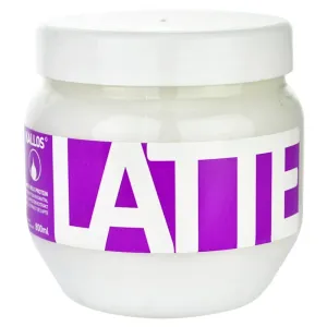 Kallos Latte Hair Mask posilňujúca maska pre farbené, chemicky ošetrené a zosvetlené vlasy 800 ml