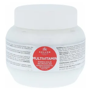 Kallos Oživujúca maska na vlasy s multivitamíny (Multivitamin With Ginseng Extract and Avocado Hair Mask) 275 ml