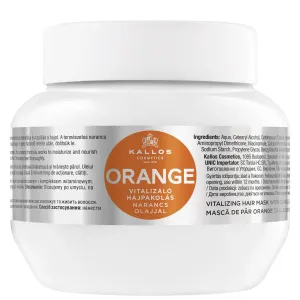 Kallos Cosmetics Orange 1000 ml maska na vlasy pre ženy na poškodené vlasy; na šedivé vlasy