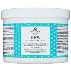 Kallos Cosmetics SPA Hand And Foot Massage Cream 500 ml telový krém pre ženy