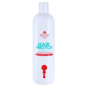 Kallos Regeneračný šampón s keratínom a kyselinou hyaluronovou KJMN (Hair Pro-Tox Shampoo) 500 ml