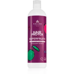 Kallos Cosmetics Hair Pro-Tox Superfruits Antioxidant Shampoo 500 ml šampón pre ženy na poškodené vlasy