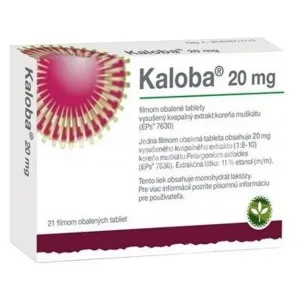 Kaloba 20 mg filmom obalené tablety tbl flm (blis.PVC/PVDC/Al) 1x21 ks