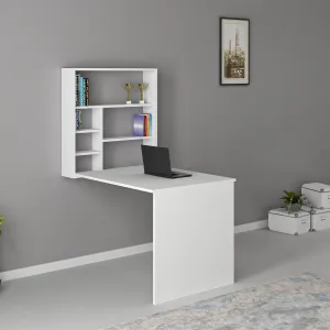 Skladací písací stôl SEDIR biely