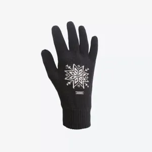 Pletené Merino rukavice Kama R104 110 čierna S