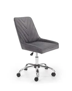 Sivá kancelárska stolička MORE VELVET