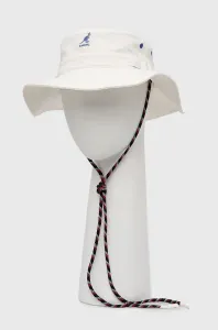 Bavlnený klobúk Kangol K5302.OF101-OF101, biela farba, bavlnený #5145160