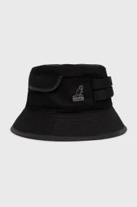 Bavlnený klobúk Kangol K5328.BK001-BK001, čierna farba, bavlnený