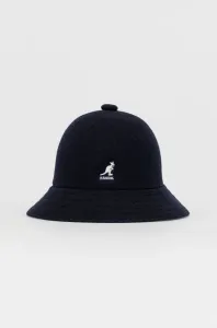 Vlnený klobúk Kangol tmavomodrá farba, vlnený #8478218