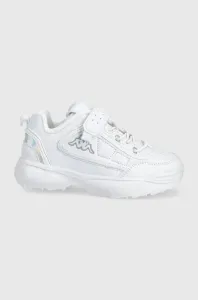 Detské topánky Kappa biela farba #9187382